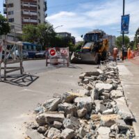 Nuevas obras en el cruce de Av. Santa Fe y Márquez para mejorar el tránsito 