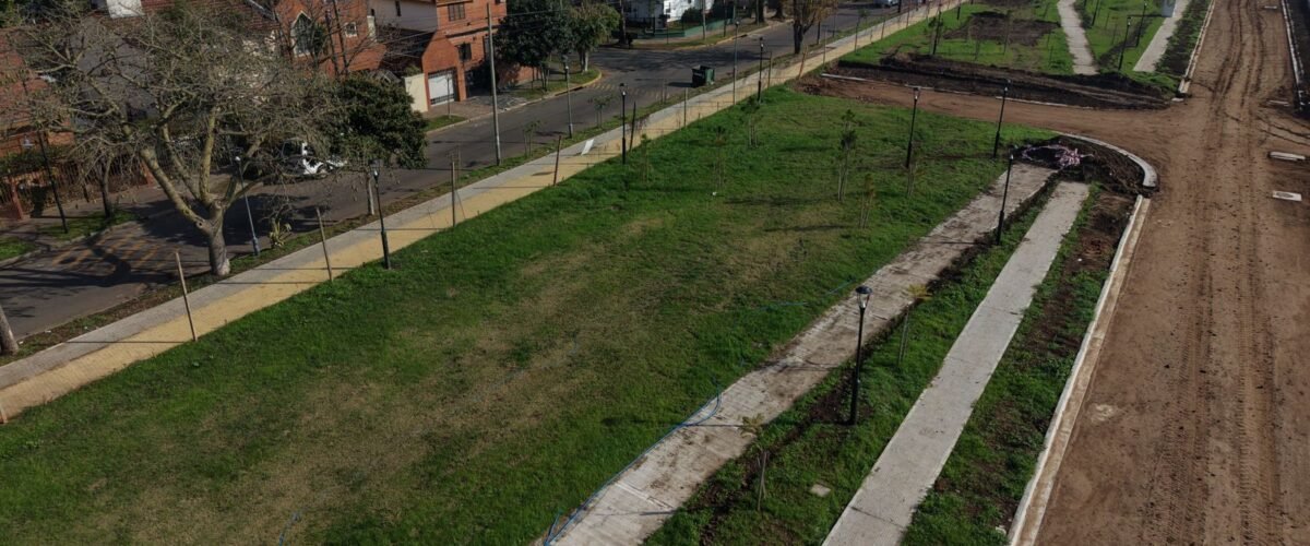 Avanzan las obras del nuevo parque público de Boulogne
