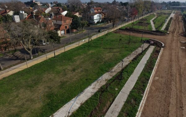 Avanzan las obras del nuevo parque público de Boulogne