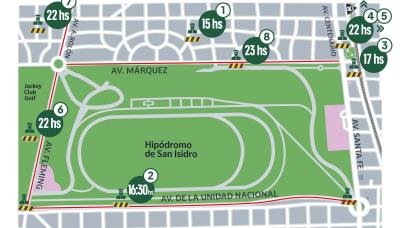 Recitales en el Hipódromo: habrá operativos de tránsito esta semana en San Isidro
