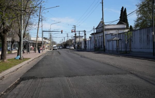 Siguen las obras en Gaspar Campos con la repavimentación de casi 20 cuadras entre Balbín y Arricau